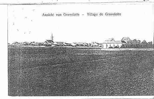 Ville de GRAVELOTTE Carte postale ancienne