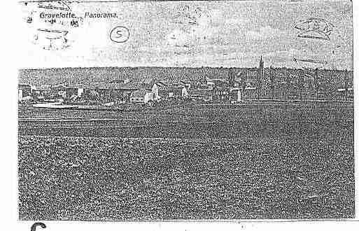 Ville de GRAVELOTTE Carte postale ancienne