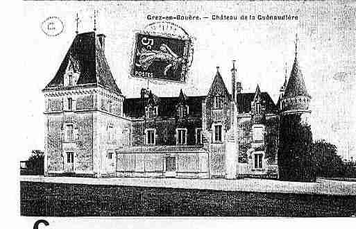 Ville de GREZENBOUERE Carte postale ancienne