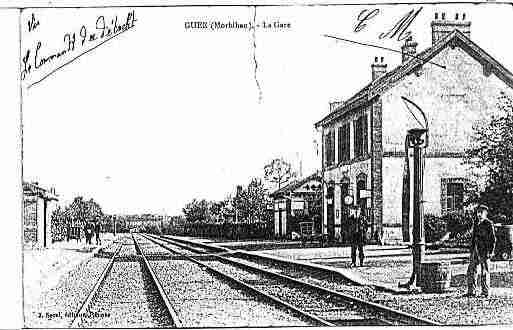 Ville de GUER Carte postale ancienne