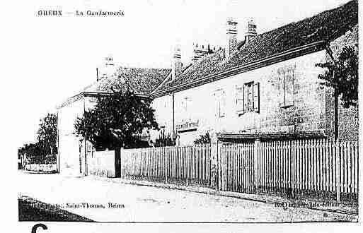 Ville de GUEUX Carte postale ancienne