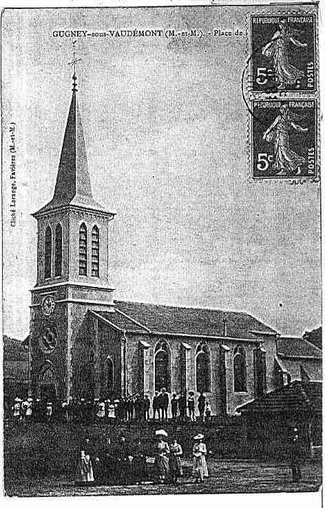 Ville de GUGNEY Carte postale ancienne