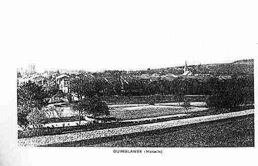 Ville de GUINGLANGE Carte postale ancienne