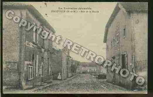 Ville de HAGEVILLE Carte postale ancienne