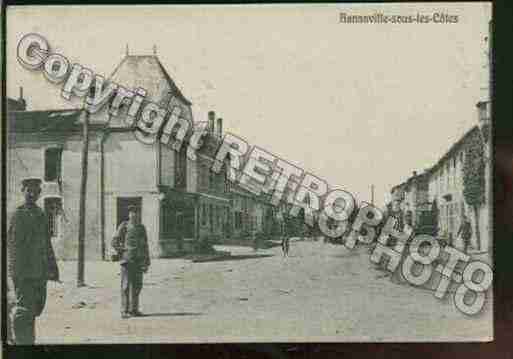 Ville de HANNONVILLESOUSLESCOTES Carte postale ancienne