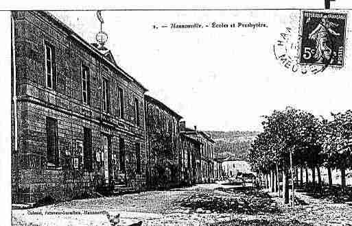 Ville de HANNONVILLESOUSLESCOTES Carte postale ancienne