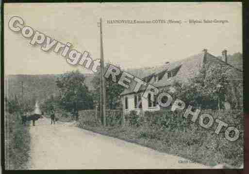 Ville de HANNONVILLESOUSLESCOTES Carte postale ancienne Ville de HANNONVILLESOUSLESCOTES Carte postale ancienne