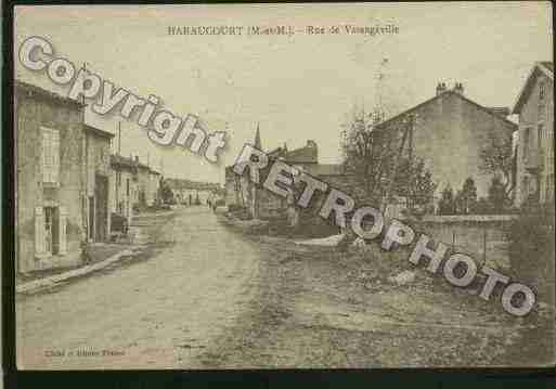 Ville de HARAUCOURT Carte postale ancienne