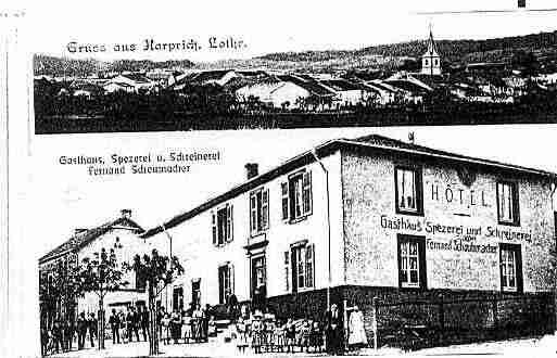Ville de HARPRICH Carte postale ancienne Ville de HARPRICH Carte postale ancienne