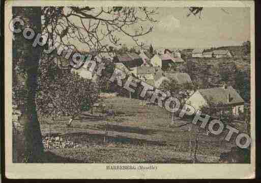 Ville de HARREBERG Carte postale ancienne