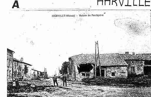 Ville de HARVILLE Carte postale ancienne