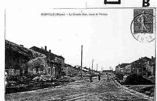 Ville de HARVILLE Carte postale ancienne