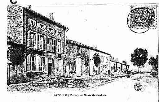 Ville de HARVILLE Carte postale ancienne