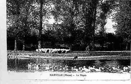 Ville de HARVILLE Carte postale ancienne