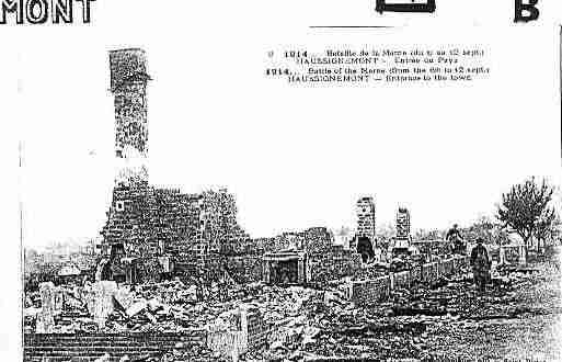 Ville de HAUSSIGNEMONT Carte postale ancienne