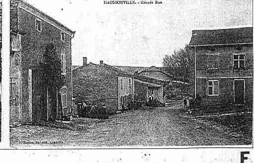 Ville de HAUSSONVILLE Carte postale ancienne