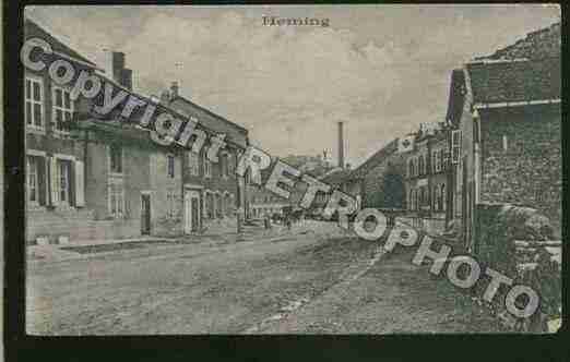 Ville de HEMING Carte postale ancienne