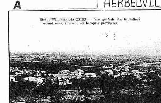 Ville de HERBEUVILLE Carte postale ancienne
