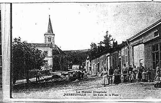 Ville de HERBEUVILLE Carte postale ancienne