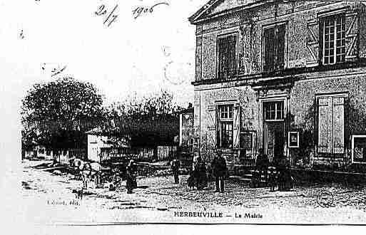 Ville de HERBEUVILLE Carte postale ancienne