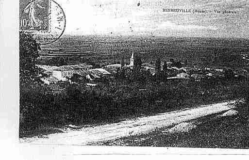 Ville de HERBEUVILLE Carte postale ancienne