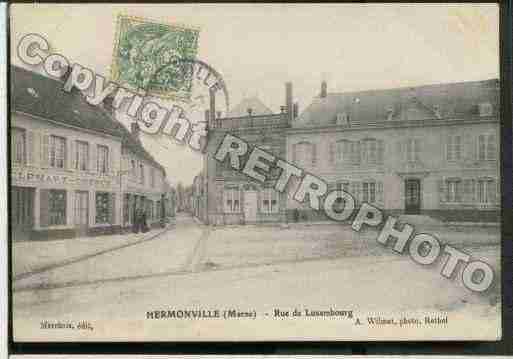 Ville de HERMONVILLE Carte postale ancienne