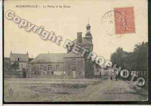 Ville de HERMONVILLE Carte postale ancienne