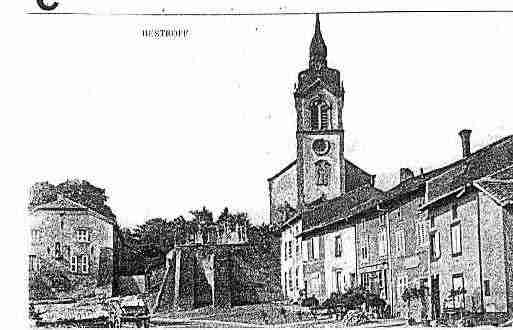 Ville de HESTROFF Carte postale ancienne