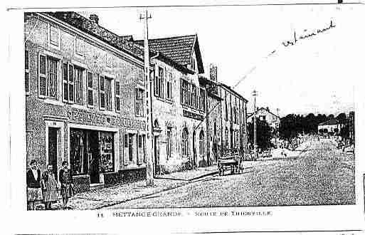 Ville de HETTANGEGRANDE Carte postale ancienne