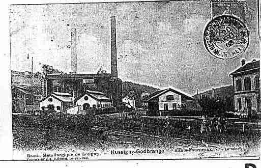 Ville de HUSSIGNYGODBRANGE Carte postale ancienne Ville de HUSSIGNYGODBRANGE Carte postale ancienne