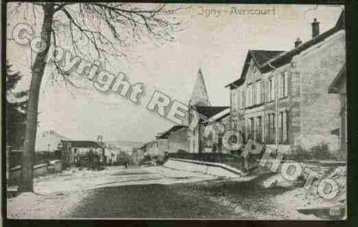 Ville de IGNEY Carte postale ancienne