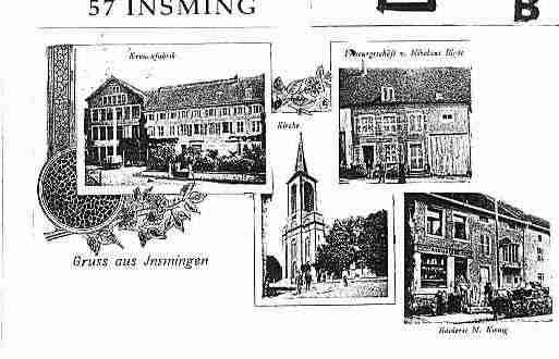 Ville de INSMING Carte postale ancienne