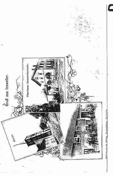 Ville de INSVILLER Carte postale ancienne Ville de INSVILLER Carte postale ancienne