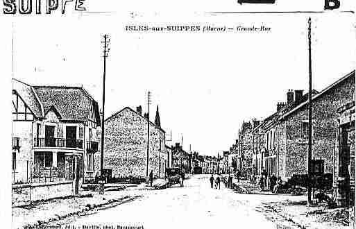 Ville de ISLESSURSUIPPE Carte postale ancienne