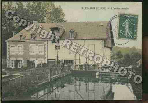 Ville de ISLESSURSUIPPE Carte postale ancienne