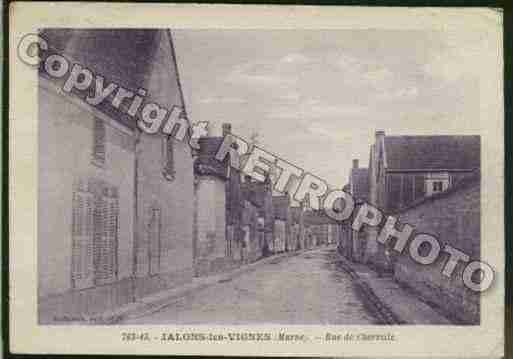 Ville de JALONS Carte postale ancienne