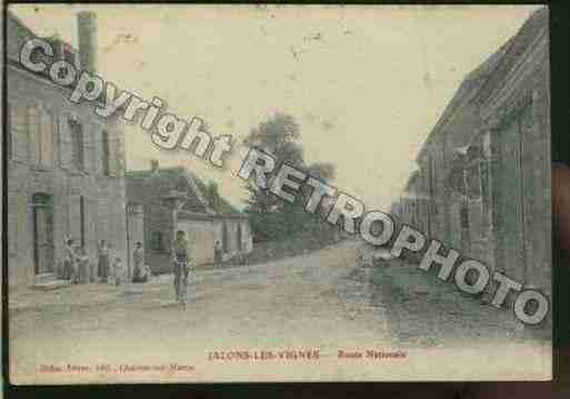 Ville de JALONS Carte postale ancienne