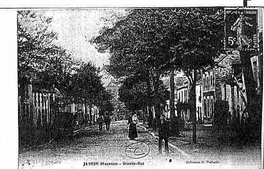 Ville de JAVRONLESCHAPELLES Carte postale ancienne