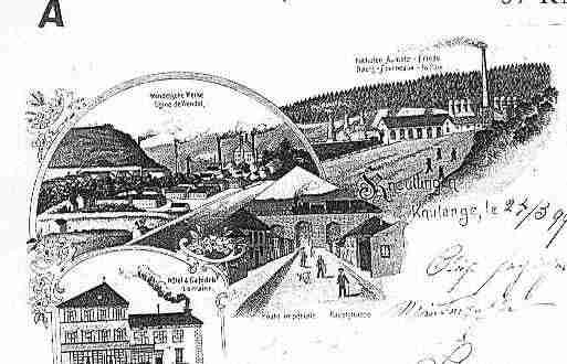 Ville de KNUTANGE Carte postale ancienne