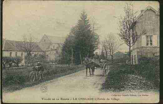 Ville de LACHALADE Carte postale ancienne