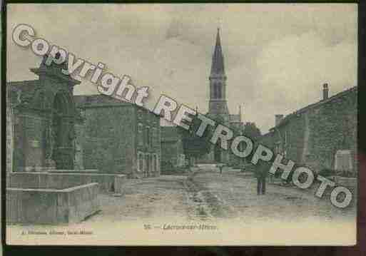 Ville de LACROIXSURMEUSE Carte postale ancienne