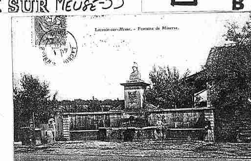 Ville de LACROIXSURMEUSE Carte postale ancienne