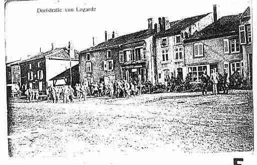 Ville de LAGARDE Carte postale ancienne