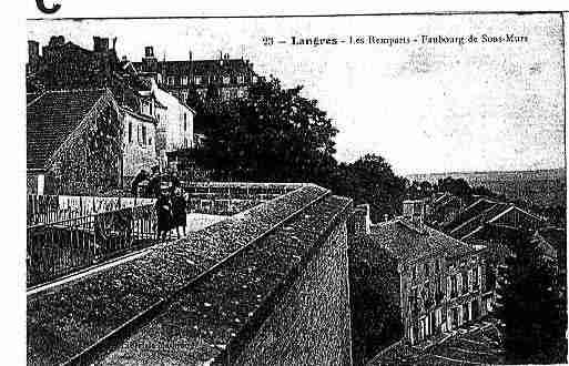 Ville de LANGRES Carte postale ancienne