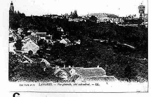 Ville de LANGRES Carte postale ancienne