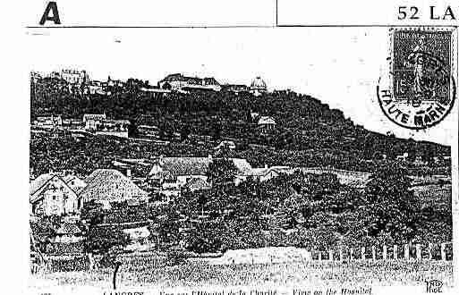 Ville de LANGRES Carte postale ancienne