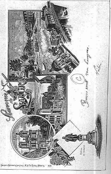 Ville de LANGRES Carte postale ancienne