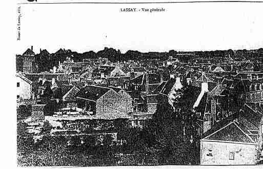 Ville de LASSAYLESCHATEAUX Carte postale ancienne