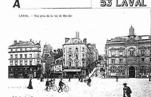 Ville de LAVAL Carte postale ancienne