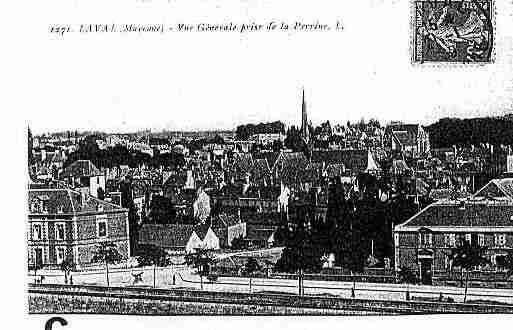 Ville de LAVAL Carte postale ancienne